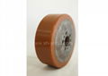 PU Castor Wheels for forklift for good dynamic for ferris wheel   3