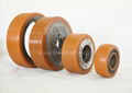 PU Castor Wheels for forklift for good dynamic for ferris wheel   5