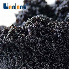 Black color ion exchange resin for water softening