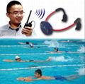 Learn to swim wireless talking headset swimming teaching training coaching 