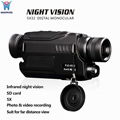 Infrared Night Vision Monocular with Recording Video System for Hunting Goggles