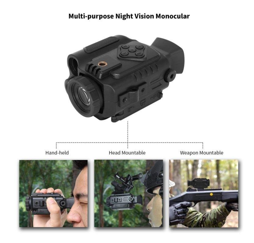 5X Low Light HD Hunting Tactical Infrared Night Vision Device - P4-0118 ...