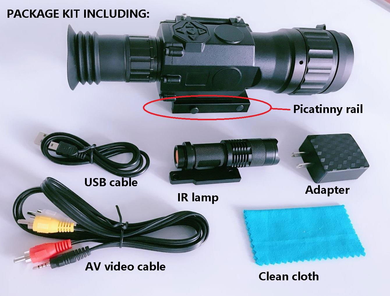 850nm IR Monocular Riflescope Hunting Special for Night Vision Set 2