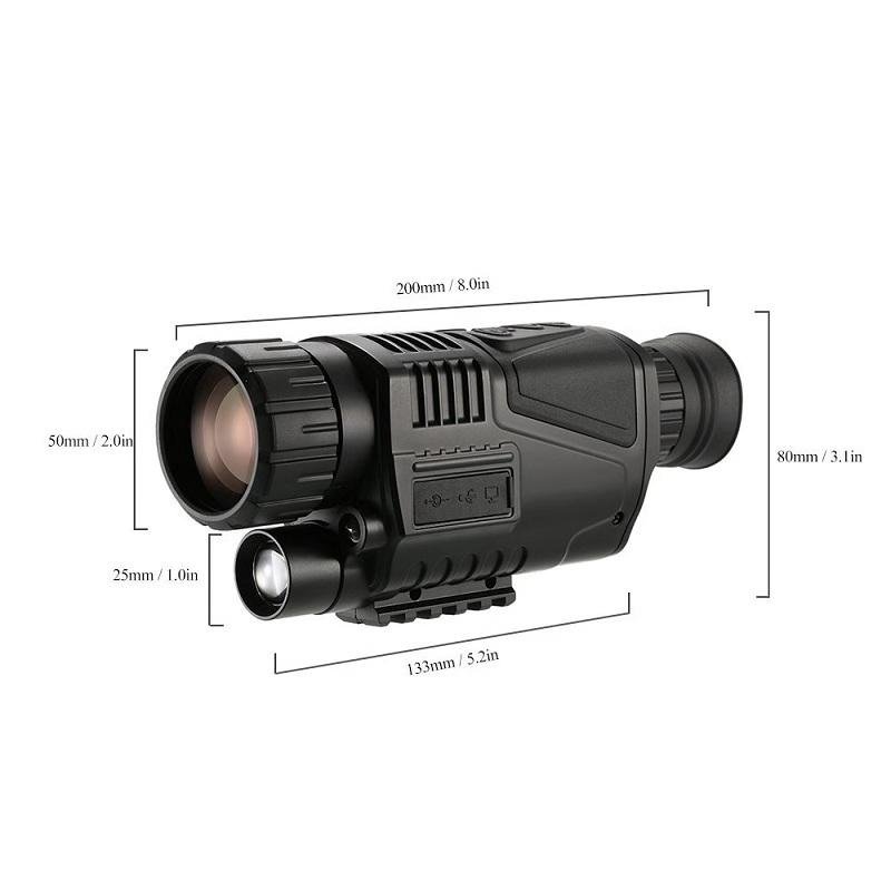 Digital HD 200m Night Vision Telescope Goggles Outdoor Hunting Monocular 3