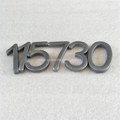 Metal Letters and Numbers for the Nameplate of Products or Equipment