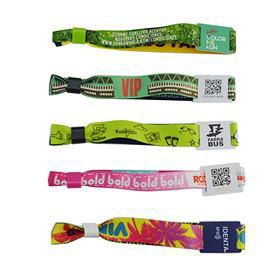 13.56M Ultralight Custom Printing NFC Fabric Wristband 