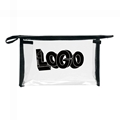 Transparent Zip Cosmetic Bag  Custom Cosmetic Bag wholesale  1