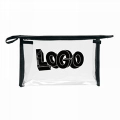 Transparent Zip Cosmetic Bag  Custom Cosmetic Bag wholesale 