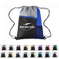 Mesh Pocket Tricolored Drawstring Sports