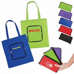 Promotional Folded Nonwoven Tote Bag