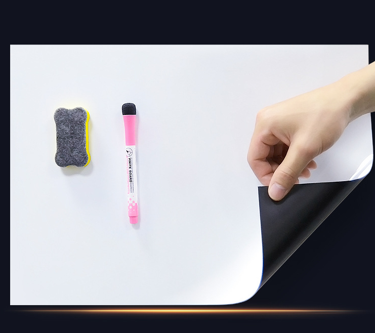 Adhesive Dry Erase Roll Up Whiteboard Adhesive Dry