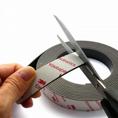 Strong Flexible rubber magnet with 3m self-adhesive magnet sheet