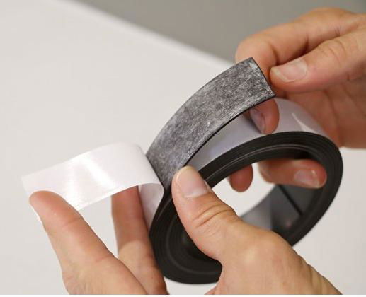 Strong Flexible rubber magnet with 3m self-adhesive magnet sheet  4