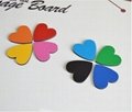 Magnetic heart-shaped magnetic sticker 30MM color love creative refrigerator sti