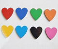 Magnetic heart-shaped magnetic sticker