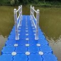 塑料浮動碼頭 水上浮台設施 3