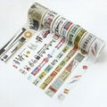 Japanese Paper Color Printed Single Sided Washi Masking Tape 