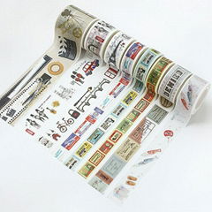 Japanese Paper Color Printed Single Sided Washi Masking Tape