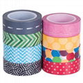 Decorative custom printed washi tape for