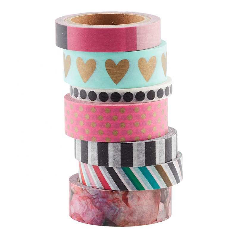 Decorative custom printed washi tape for DIY Crafts and Gift Wrapping  5