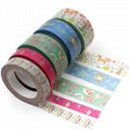 Wholesale High Quality Multipurpose Colorful Custom Printing Logo Washi Tape 1