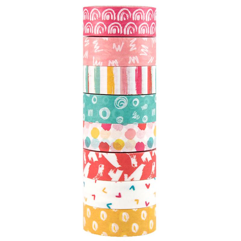 High Quality CMYK Custom Printed Washi Tape Japanese Paper Tape 2