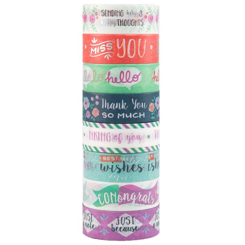 High Quality CMYK Custom Printed Washi Tape Japanese Paper Tape 4