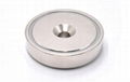 Countersunk Hole Pot Magnet of NdFeB