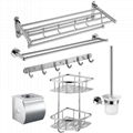 stainless steel bathroom accessory corner basket