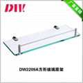 stainless steel glass shelf for bathroom