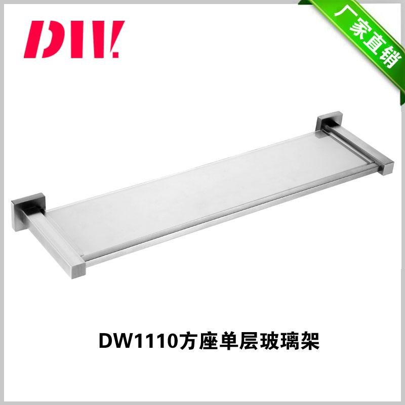 ss 304 stainless steel glass shelf for hotel