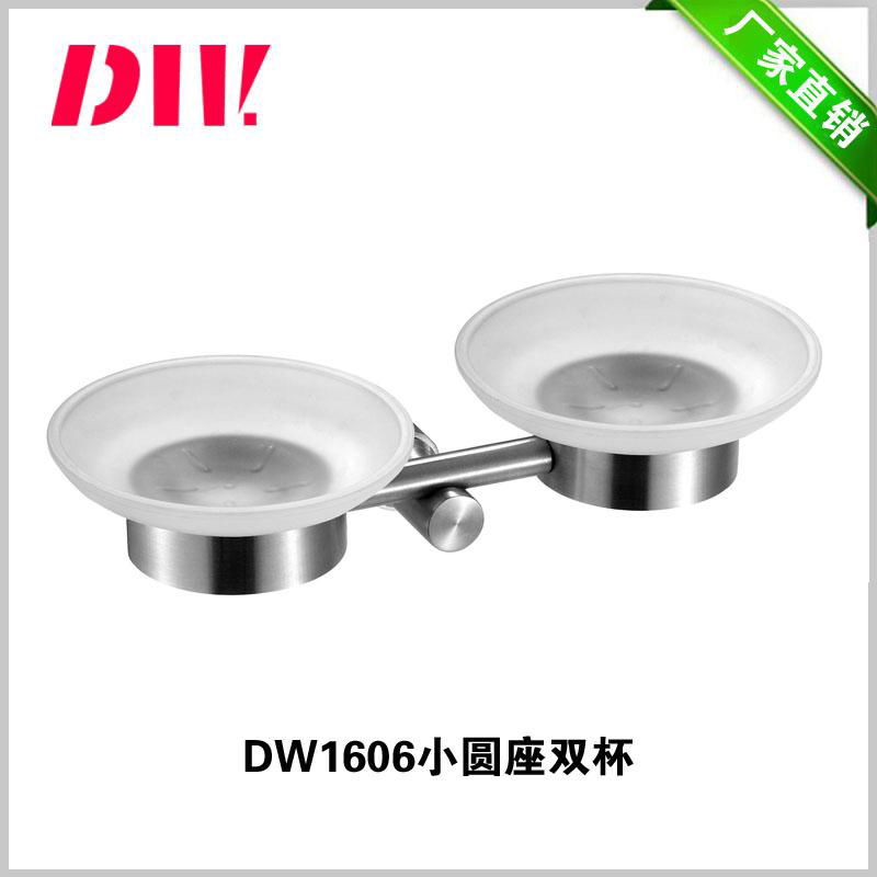   SUS 304 stainless steel double soap dish holder for showerroom 2