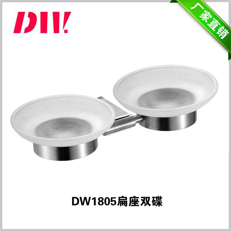 stainless steel soap holder with dishes