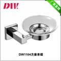 SUS304 stainless steel soap dish holder for bathroom design