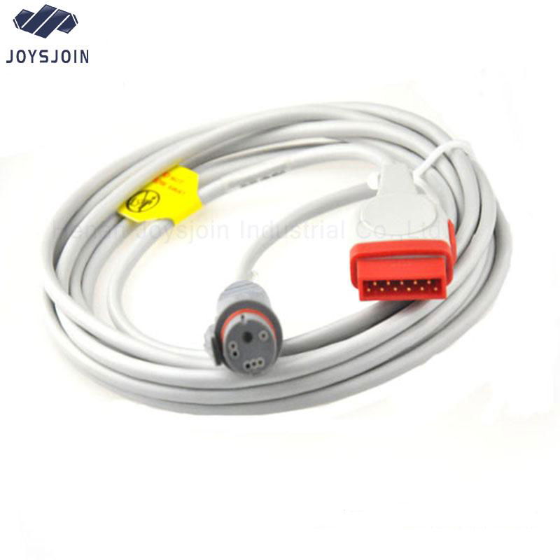 Compatible GE Marquette BD IBP transducer adapter cable 