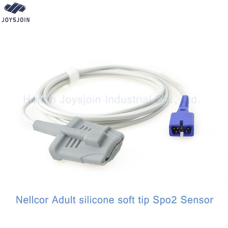 Nellcor Non-oximax Adult silicone soft tip Reusable Spo2 Sensor 1meter 