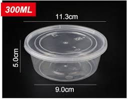 16oz plastic clamshell packaging food Salad Container with Dome Lid  2