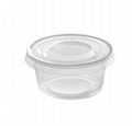 16oz plastic clamshell packaging food Salad Container with Dome Lid  3