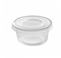 16oz plastic clamshell packaging food Salad Container with Dome Lid 