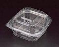 16oz plastic clamshell packaging food Salad Container with Dome Lid  4