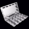 stackable recycled PET clamshell egg tray plastic 