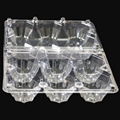 stackable recycled PET clamshell egg tray plastic  4