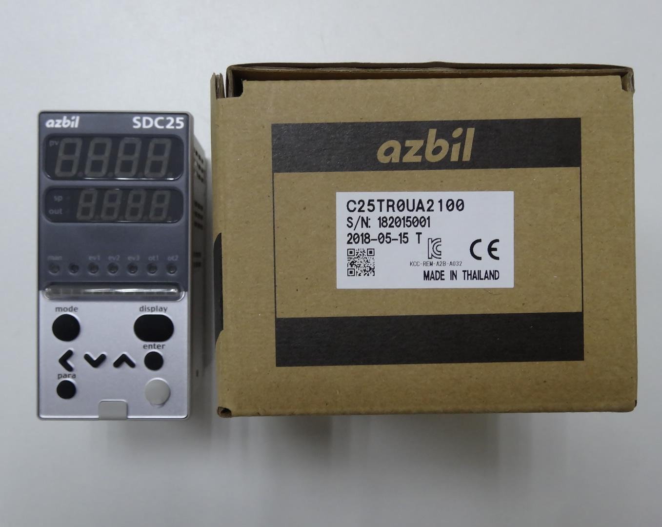 山武溫控表 azbil C25TC0UA1200 數字調節器 SDC25系列       5