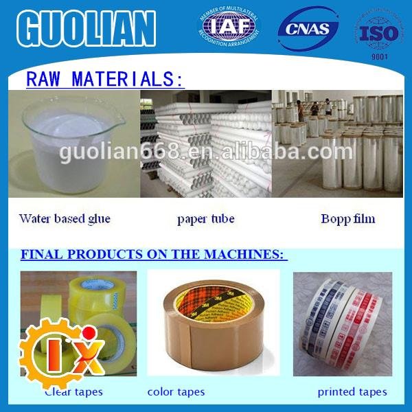 GL--1000D Factory supplier mini adhesive bopp tape production line 4