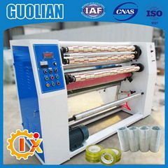 GL-215 Professional factory price of skotch cello tape slitting machine