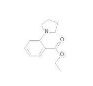 Benzoic acid, 2-(1-pyrrolidinyl)-, ethyl ester
