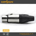 Microphone XLR 3pin Connector Audio Plug Canon Connector 