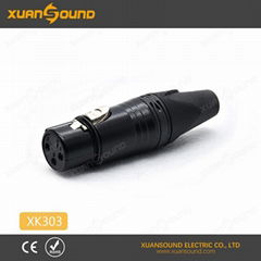 Microphone XLR 3pin Connector Audio Plug