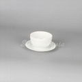 Wholesale round ceramic rice cups and dishes 2