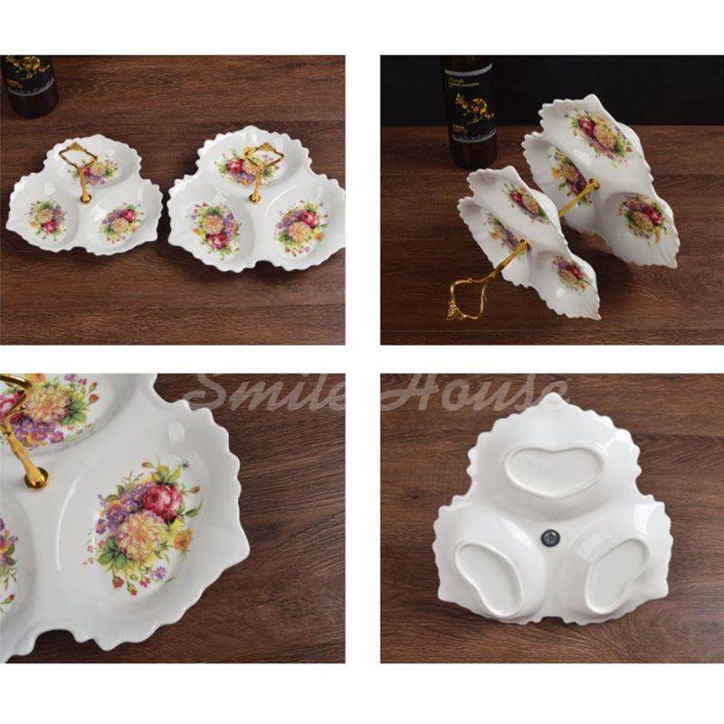 Popular design ceramic parts dishes 3